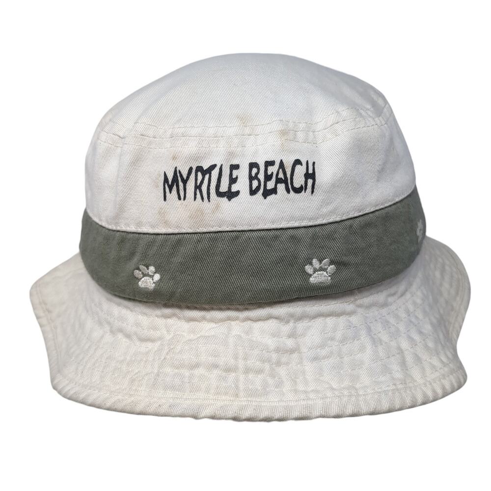 Myrtle Beach Fisherman's Bucket Hat Beige XL Lightweight Royal Resortwear